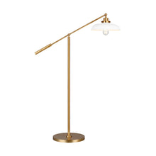 Load image into Gallery viewer, Wellfleet Wide LED Floor Lamp in Detail.
