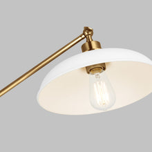 Load image into Gallery viewer, Wellfleet Wide LED Floor Lamp in Detail.
