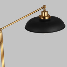 Load image into Gallery viewer, Wellfleet Wide LED Floor Lamp in Detail.
