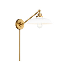 Load image into Gallery viewer, Wellfleet Wide Wall Light in Detail.
