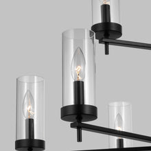 Load image into Gallery viewer, Zire Multi Tiered Chandelier in Detail.
