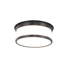 Load image into Gallery viewer, Geneva Flush Mount Ceiling Light in 2-Light/Old Bronze.
