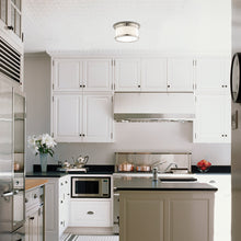 Load image into Gallery viewer, Geneva Flush Mount Ceiling Light in kitchen.
