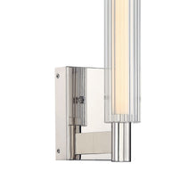 Load image into Gallery viewer, Double Barrel LED Bath Wall Light in Detail.
