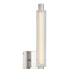Load image into Gallery viewer, Double Barrel LED Bath Wall Light in Detail.
