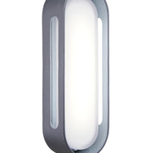 Load image into Gallery viewer, Floating Oval Outdoor LED Wall Light in Detail.
