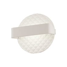 Load image into Gallery viewer, Quilted LED Wall Light in Circle.
