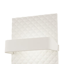 Load image into Gallery viewer, Quilted LED Wall Light in Detail.
