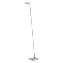 Load image into Gallery viewer, George&#39;s Reading Room LED Floor Lamp in Brushed Nickel.
