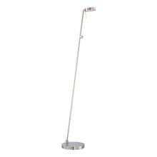 Load image into Gallery viewer, George&#39;s Reading Room P4304 LED Pharmacy Floor Lamp in Brushed Nickel.
