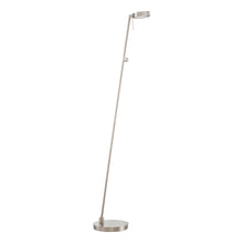 Load image into Gallery viewer, George&#39;s Reading Room P4304 LED Pharmacy Floor Lamp in Brushed Nickel.
