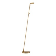 Load image into Gallery viewer, George&#39;s Reading Room P4304 LED Pharmacy Floor Lamp in Honey Gold.
