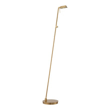 Load image into Gallery viewer, George&#39;s Reading Room P4314 LED Pharmacy Floor Lamp in Honey Gold.
