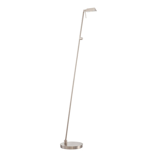 George's Reading Room P4314 LED Pharmacy Floor Lamp in Brushed Nickel.