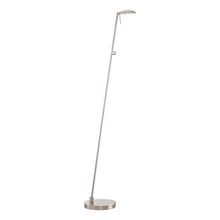 Load image into Gallery viewer, George&#39;s Reading Room P4324 LED Pharmacy Floor Lamp in Brushed Nickel.

