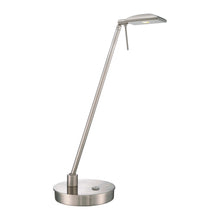 Load image into Gallery viewer, George&#39;s Reading Room P4326 LED Pharmacy Table Lamp in Brushed Nickel.
