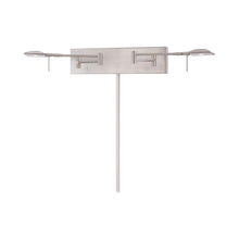Load image into Gallery viewer, George&#39;s Reading Room P4329 2 Light LED Swing Arm Wall Light in Brushed Nickel.
