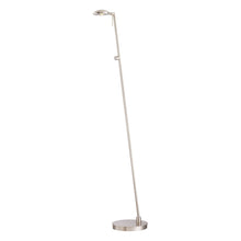 Load image into Gallery viewer, George&#39;s Reading Room P4334 LED Pharmacy Floor Lamp in Brushed Nickel.
