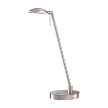 Load image into Gallery viewer, George&#39;s Reading Room P4336 LED Pharmacy Table Lamp in Brushed Nickel.
