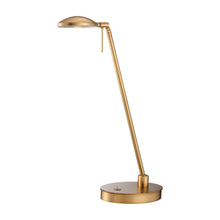 Load image into Gallery viewer, George&#39;s Reading Room P4336 LED Pharmacy Table Lamp in Honey Gold.
