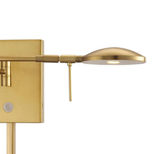 Load image into Gallery viewer, George&#39;s Reading Room P4338 LED Swing Arm Wall Light Detail.
