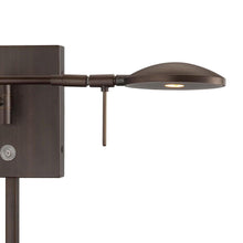 Load image into Gallery viewer, George&#39;s Reading Room P4338 LED Swing Arm Wall Light Detail.
