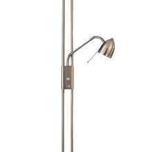 Load image into Gallery viewer, George&#39;s Reading Room Torchiere LED Floor Lamp with Reading Light Detail.
