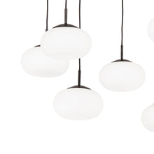Load image into Gallery viewer, George&#39;s Web LED Chandelier Detail.
