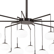 Load image into Gallery viewer, George&#39;s Web LED Chandelier Detail.
