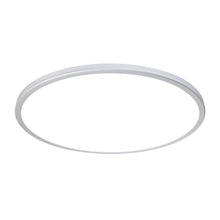 Load image into Gallery viewer, Geos LED Round Low-Profile Flush Mount Light in X-Large/3000K/Titanium.
