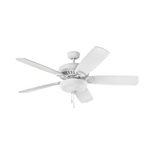 Load image into Gallery viewer, Gladiator Led Ceiling Fan in Chalk White.
