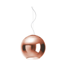 Load image into Gallery viewer, Globo Di Luce Pendant Light in Large/Glossy Copper.
