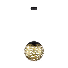 Load image into Gallery viewer, Golden Eclipse LED Pendant Light in Large.
