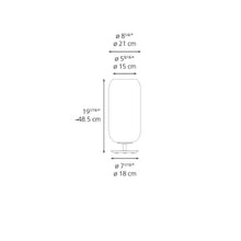 Load image into Gallery viewer, Gople Table Lamp - line drawing.
