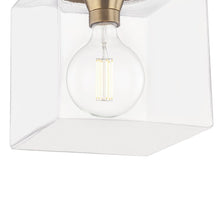Load image into Gallery viewer, Grace Square Flush Mount Ceiling Light Detail.
