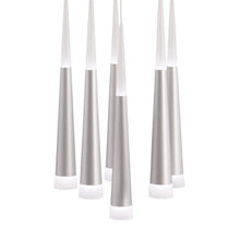 Load image into Gallery viewer, Gradual LED Multi-Light Pendant Light Detail.
