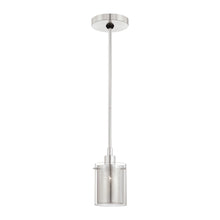 Load image into Gallery viewer, Grid II Mini Pendant Light in Chrome.
