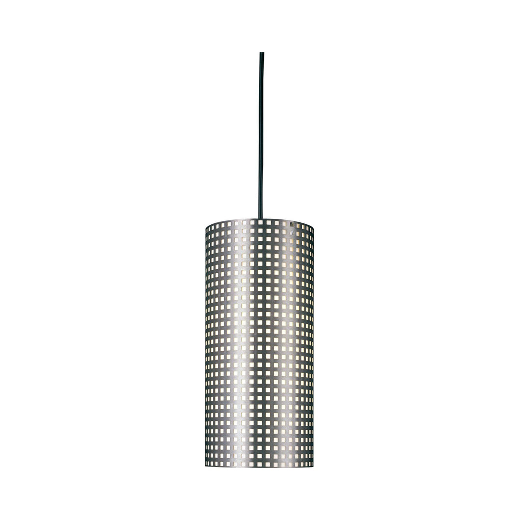 Grid Pendant Light Brushed Nickel (1-Light).