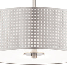 Load image into Gallery viewer, Grid Semi-Flush Mount Ceiling Light in Detail.
