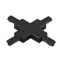 Load image into Gallery viewer, H/J/L/J2 Track &quot;X&quot; Connector in Black (H Track).
