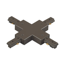 Load image into Gallery viewer, H/J/L/J2 Track &quot;X&quot; Connector in Dark Bronze (H Track).
