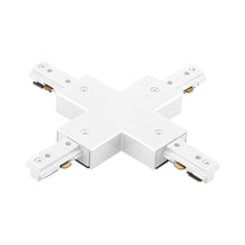 Load image into Gallery viewer, H/J/L/J2 Track &quot;X&quot; Connector in White (H Track).
