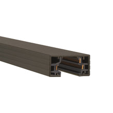 Load image into Gallery viewer, H Track 120V Single Circuit Track Section in Small/Dark Bronze.

