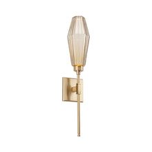 Load image into Gallery viewer, Aalto Belvedere LED Wall Light in Heritage/Bronze Glass (4-Inch).
