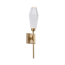 Load image into Gallery viewer, Aalto Belvedere LED Wall Light in Heritage/Clear Glass (4-Inch).
