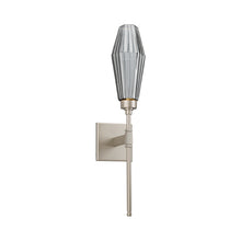 Load image into Gallery viewer, Aalto Belvedere LED Wall Light in Metallic Beige Silver/Smoke Glass (6.5-Inch).
