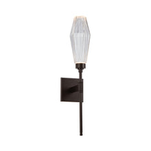 Load image into Gallery viewer, Aalto Belvedere LED Wall Light in Flat Bronze/Clear Glass (6.5-Inch).
