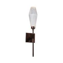 Load image into Gallery viewer, Aalto Belvedere LED Wall Light in Oil Rubbed Bronze/Clear Glass (6.5-Inch).
