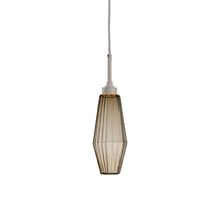 Load image into Gallery viewer, Aalto LED Pendant Light in Metallic Beige Silver/Bronze Glass (17.2-Inch).
