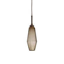 Load image into Gallery viewer, Aalto LED Pendant Light in Flat Bronze/Bronze Glass (17.2-Inch).
